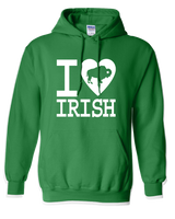 I LOVE BUFFALO IRISH -  Hooded Sweatshirt