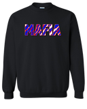 MAFIA - Retro 90s Wild Buffalo Football Fan Stripe - Crewneck Sweatshirt