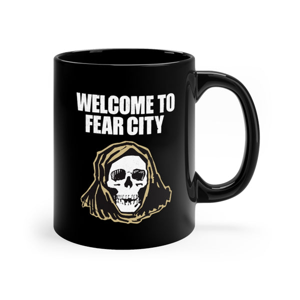 Fear City Black Mug