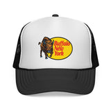 BUFFALO NEW YORK - Pro Shop charging bison  fishing hunting mesh Trucker Cap