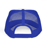 MAFIA - red white & blue zebra striped hat  Mesh Trucker Cap