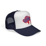 LET'S GO BUFFALO - Retro Sports Fan Throwback Football colors Mesh Trucker Cap