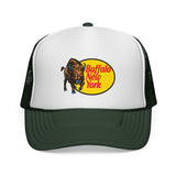 BUFFALO NEW YORK - Pro Shop charging bison  fishing hunting mesh Trucker Cap