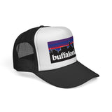 BUFFALONIAN - Buffalo NY Skyline new york 716 bflo Born Home Mesh Trucker Cap