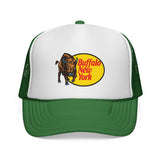 BUFFALO NEW YORK - Pro Shop charging bison  fishing hunting mesh Trucker Cap