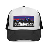 BUFFALONIAN - Buffalo NY Skyline new york 716 bflo Born Home Mesh Trucker Cap