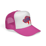 LET'S GO BUFFALO - Retro Sports Fan Throwback Football colors Mesh Trucker Cap