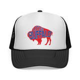 LET'S GO BUFFALO - Retro Sports Fan Throwback Football colors Mesh Trucker Cap