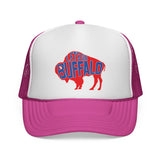 LET'S GO BUFFALO - Retro Sports Fan Throwback Football colors Mesh Trucker Cap