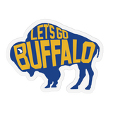LET'S GO BUFFALO - Retro Sports Fan Hockey colors indoor & outdoor Magnet