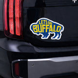 LET'S GO BUFFALO - Retro Sports Fan Hockey colors indoor & outdoor Magnet
