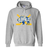 LET'S GO BUFFALO -  retro  fan  crossed hockey sticks Hooded Sweatshirt