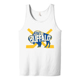 LET'S GO BUFFALO -  retro fan hometown crossed hockey sticks Tank Top T-shirt