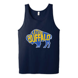 LET'S GO BUFFALO - Retro Sports Throwback Hockey fan colors Tank Top T-shirt