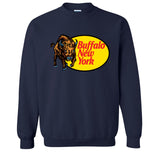 BUFFALO NEW YORK - Pro Shop Fishing Hunting Outdoors Crewneck Sweatshirt