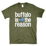 BUFFALO IS THE REASON - New York NY 716 city punk local support T-Shirt