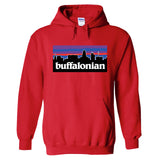 BUFFALONIAN - Buffalo NY skyline new york 716 bflo born home Hooded Sweatshirt
