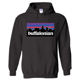 BUFFALONIAN - Buffalo NY skyline new york 716 bflo born home Hooded Sweatshirt