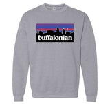 BUFFALONIAN - Buffalo NY skyline new york 716 bflo born home Crewneck Sweatshirt