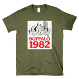 BUFFALO 1982 - NY New York BFLO skyline vintage retro style T-Shirt