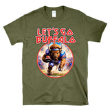 LET'S GO BUFFALO - Rock N Roll Bison Mafia Sports Heavy Metal Fan T-Shirt