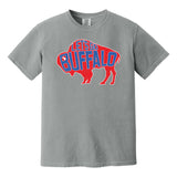 LET'S GO BUFFALO - retro sports throwback football fan colors COMFORT COLORS T-shirt