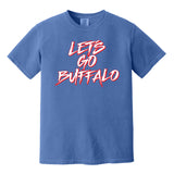 LET'S GO BUFFALO - retro ripping COMFORT COLORS T-shirt