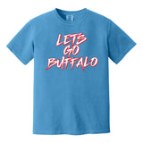 LET'S GO BUFFALO - retro ripping COMFORT COLORS T-shirt