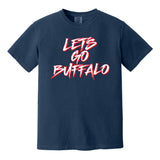 LET'S GO BUFFALO - retro ripping COMFORT COLORS T-shirt
