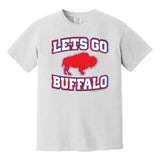 LET'S GO BUFFALO - retro sports fan throwback 2009 COMFORT COLORS  T-shirt