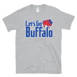LET'S GO BUFFALO -  city & sports fan WNY charging bison retro vintage throwback - T-shirt