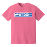 LET'S GO BUFFALO - Bflo Street Sign COMFORT COLORS - T-shirt