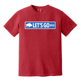 LET'S GO BUFFALO - Bflo Street Sign COMFORT COLORS - T-shirt