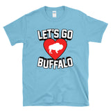 LET'S GO BUFFALO - Celebrate Buffalo Heart Logo -  T-Shirt