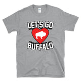 LET'S GO BUFFALO - Celebrate Buffalo Heart Logo -  T-Shirt