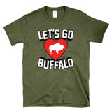 LET'S GO BUFFALO - Celebrate Buffalo Heart Logo -  T-Shirt
