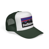BUFFALONIAN - Buffalo NY Skyline new york 716 bflo Born Home Mesh Trucker Cap