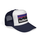 BUFFALONIAN - Buffalo NY Skyline new york 716 bflo Born Home Mesh Trucker Cap
