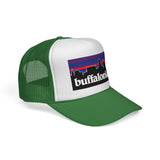 BUFFALONIAN - Buffalo NY Skyline new york 716 bflo Born Home Mesh Trucker Cap