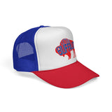 LET'S GO BUFFALO - Retro Sports Fan Throwback Football colors Mesh Trucker Cap