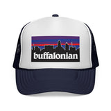 BUFFALONIAN - Buffalo NY Skyline new york 716 bflo Born Home Mesh Trucker Cap