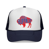 LET'S GO BUFFALO - Retro Sports Fan Throwback Football colors Mesh Trucker Cap