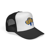 LET'S GO BUFFALO - Retro Sports Fan  Throwback Hockey Colors Mesh Trucker Cap