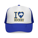 I LOVE HOCKEY - Celebrate Buffalo ORIGINAL  NY 716 City Pride Mesh Trucker Cap