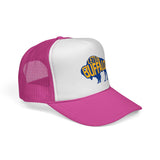 LET'S GO BUFFALO - Retro Sports Fan  Throwback Hockey Colors Mesh Trucker Cap
