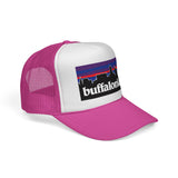 BUFFALONIAN - Buffalo NY Skyline new york 716 bflo Born Home Mesh Trucker Cap
