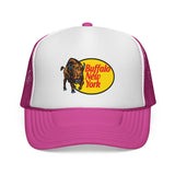 BUFFALO NEW YORK - Pro Shop charging bison  fishing hunting mesh Trucker Cap