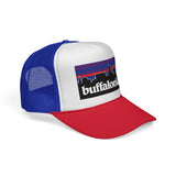 BUFFALONIAN - Buffalo NY Skyline new york 716 bflo Born Home Mesh Trucker Cap