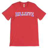 BILLIEVE  Athletic Tiger Stripe Buffalo Football Fan  T-Shirt
