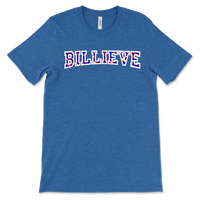 BILLIEVE  Athletic Tiger Stripe Buffalo Football Fan  T-Shirt